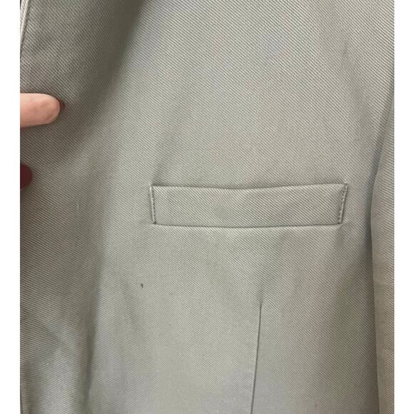 Gap Sport Coat Men's L Tall Tan Cotton Twill Blazer Notch Double Vented Jacket - Picture 5 of 9